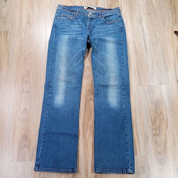 🔸️Express Blue Precision Fit Jeans Size 9/30 - Picture 2 of 12